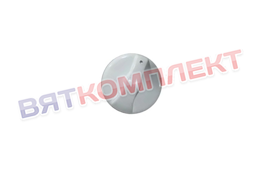 Ручка переключателя режимов плиты Нововятка белая, короткий шток